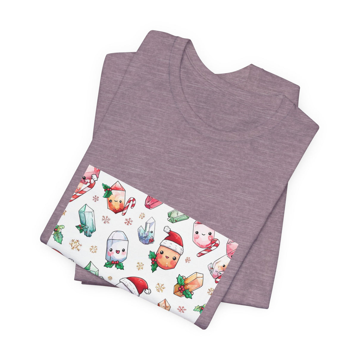 Pastel Christmas Crystal Friends T-Shirt | Royal, Navy & Purple