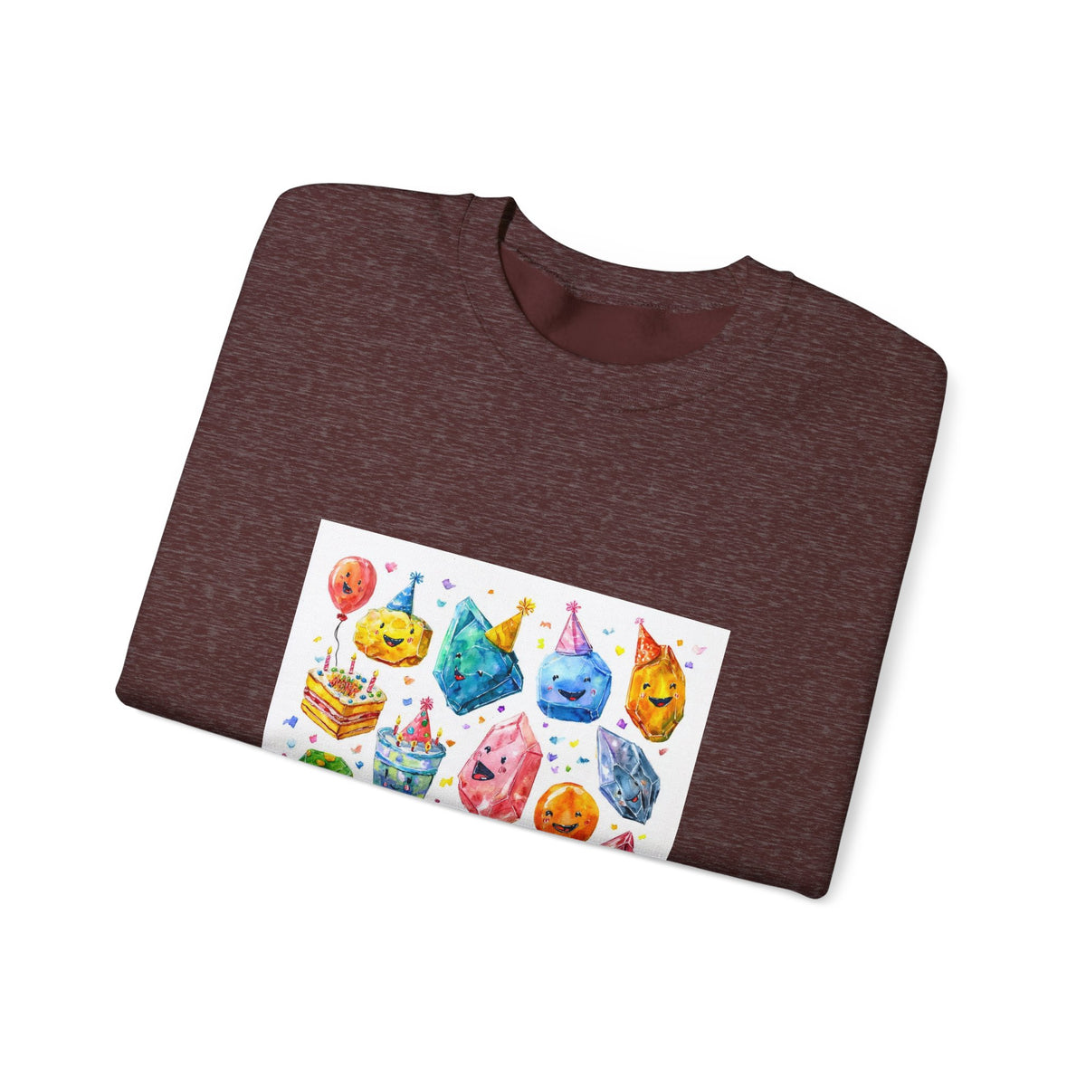 Crystal Birthday Party Crewneck | Earth Tones & Brights