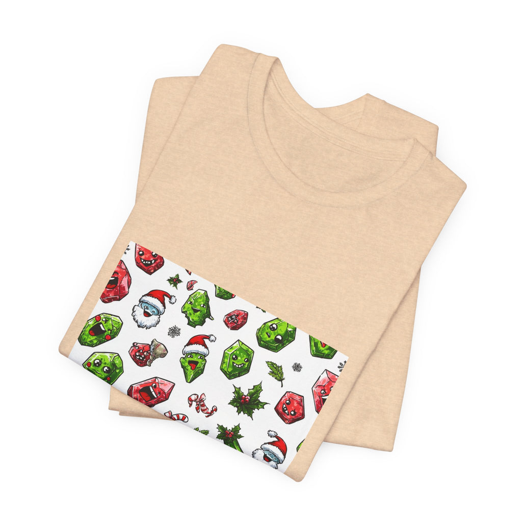 Christmas Crystal Cheer T-Shirt | Sandy Neutrals & Oranges