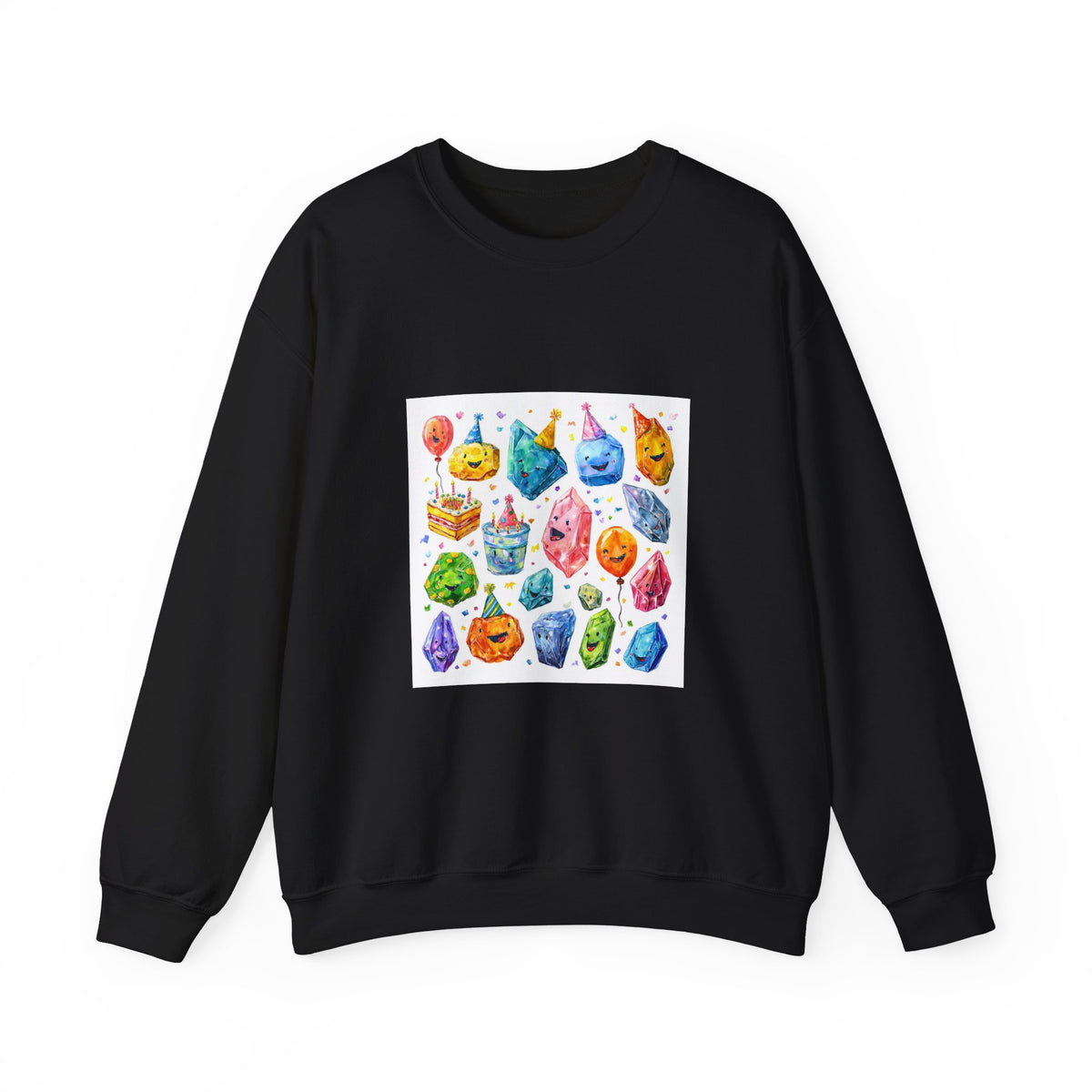 Crystal Birthday Party Crewneck | Neutrals & Reds