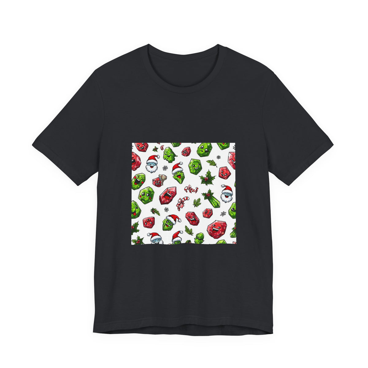 Christmas Crystal Cheer T-Shirt | Dark Neutrals & Reds