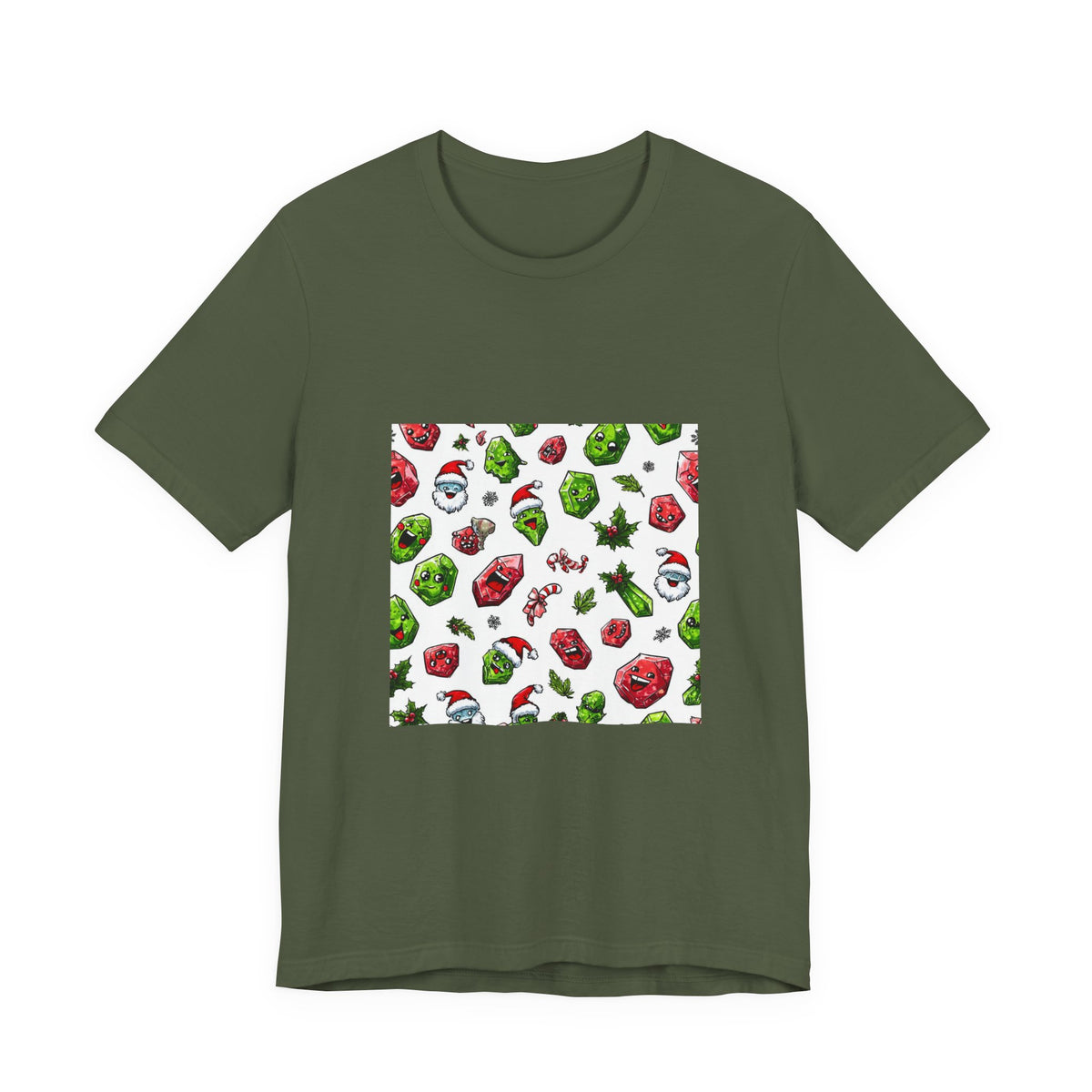 Christmas Crystal Cheer T-Shirt | Greens