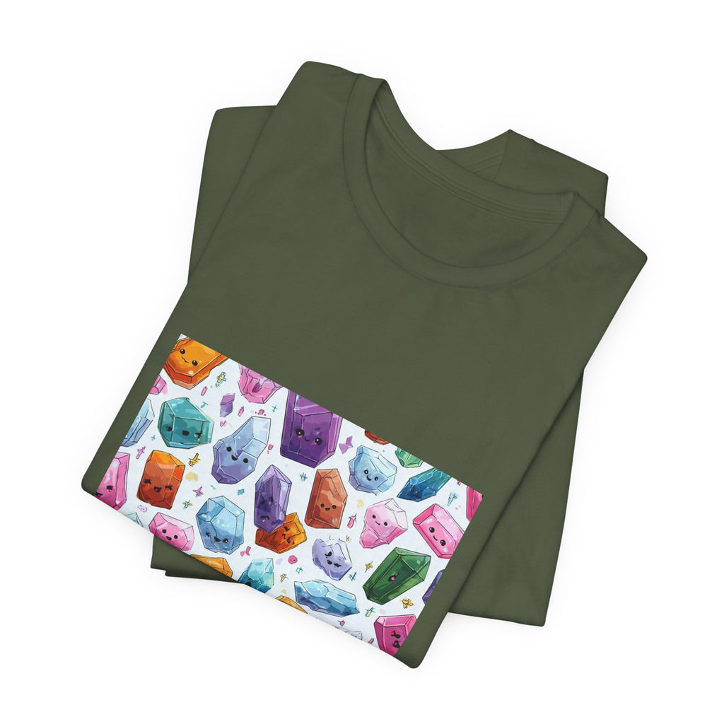 Pastel Crystal Friends T-Shirt | Greens