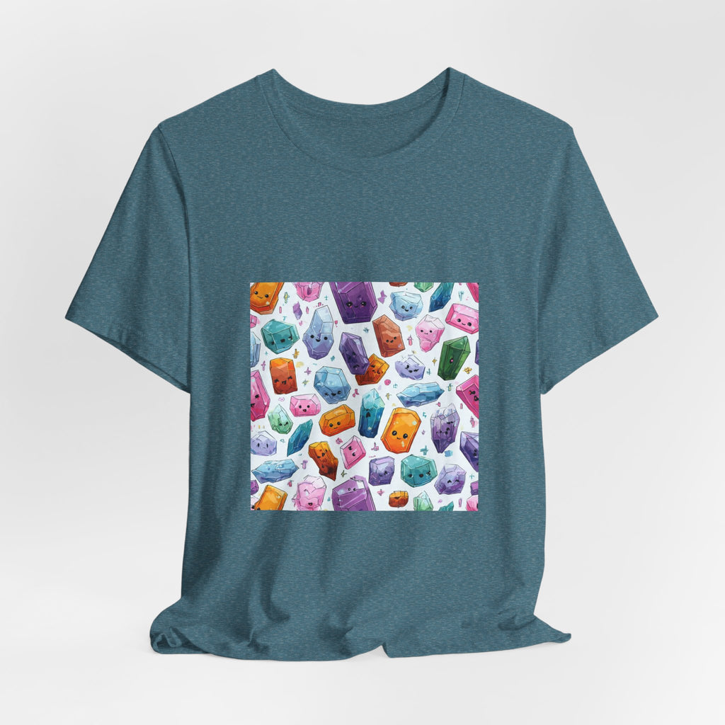 Pastel Crystal Friends T-Shirt | Forest & Ocean