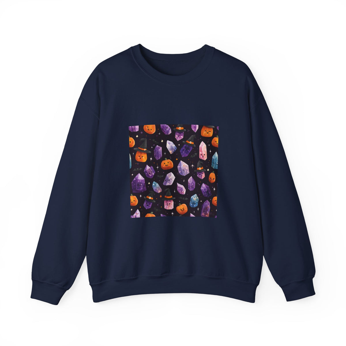 Halloween Crystal Party Crewneck | Blues, Purples & Pinks