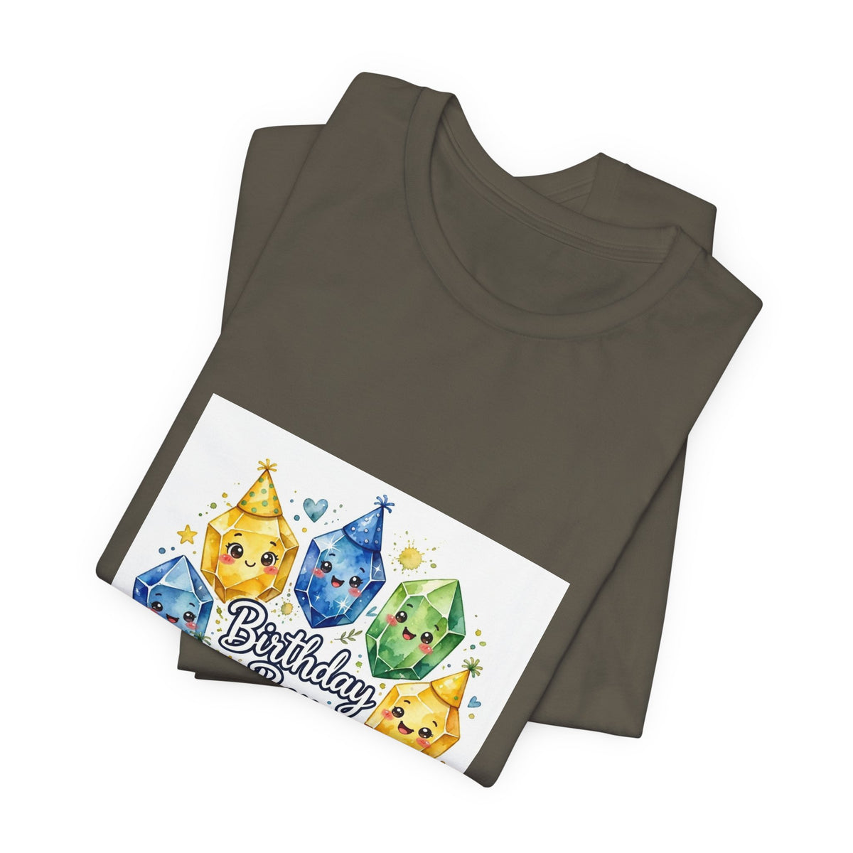 Birthday Boy Crystal Party T-Shirt | Greens