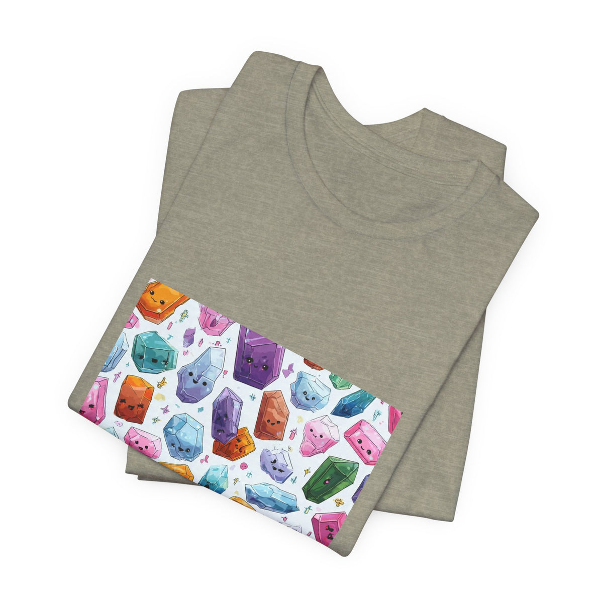 Pastel Crystal Friends T-Shirt | Light Neutrals