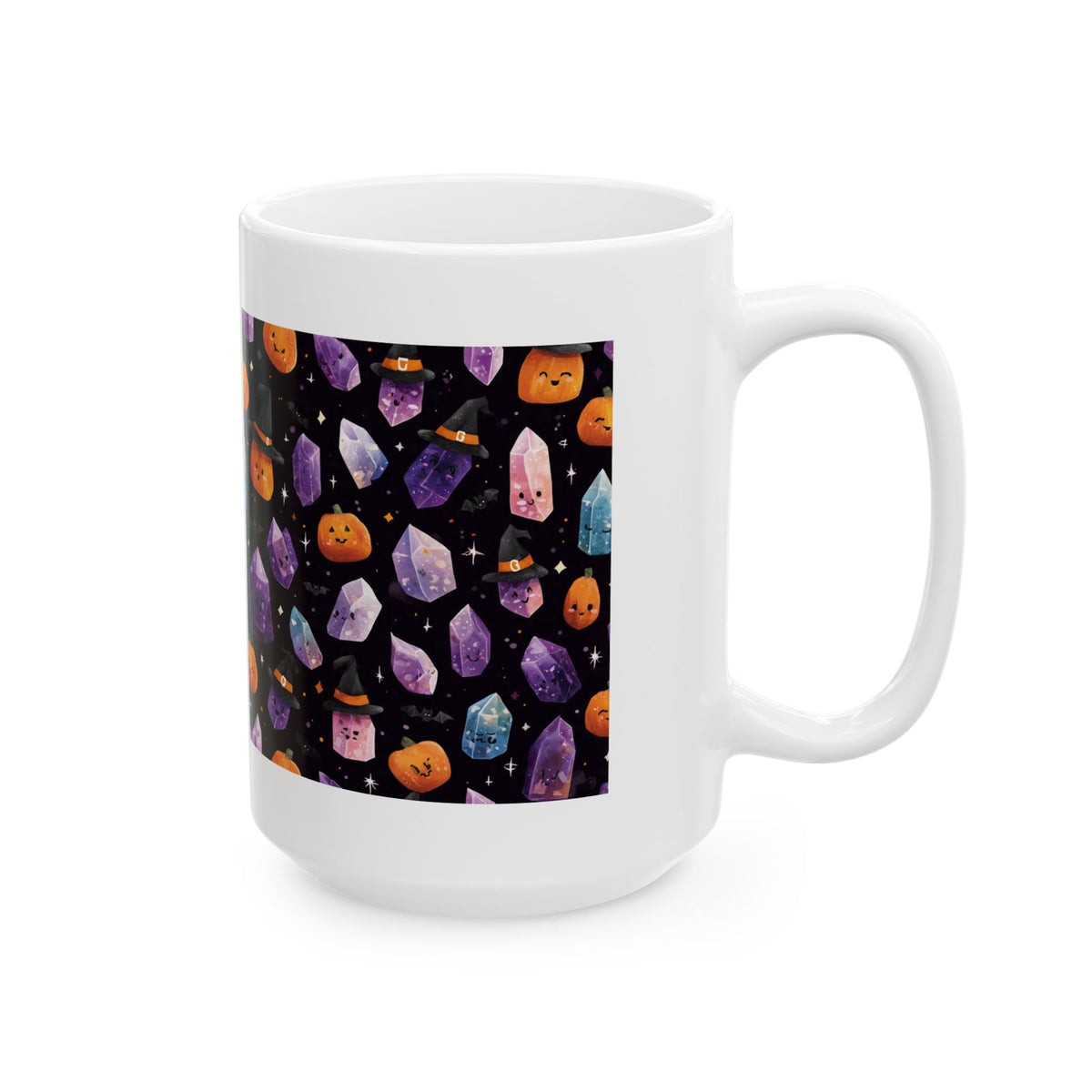 Halloween Crystal Party White Mug