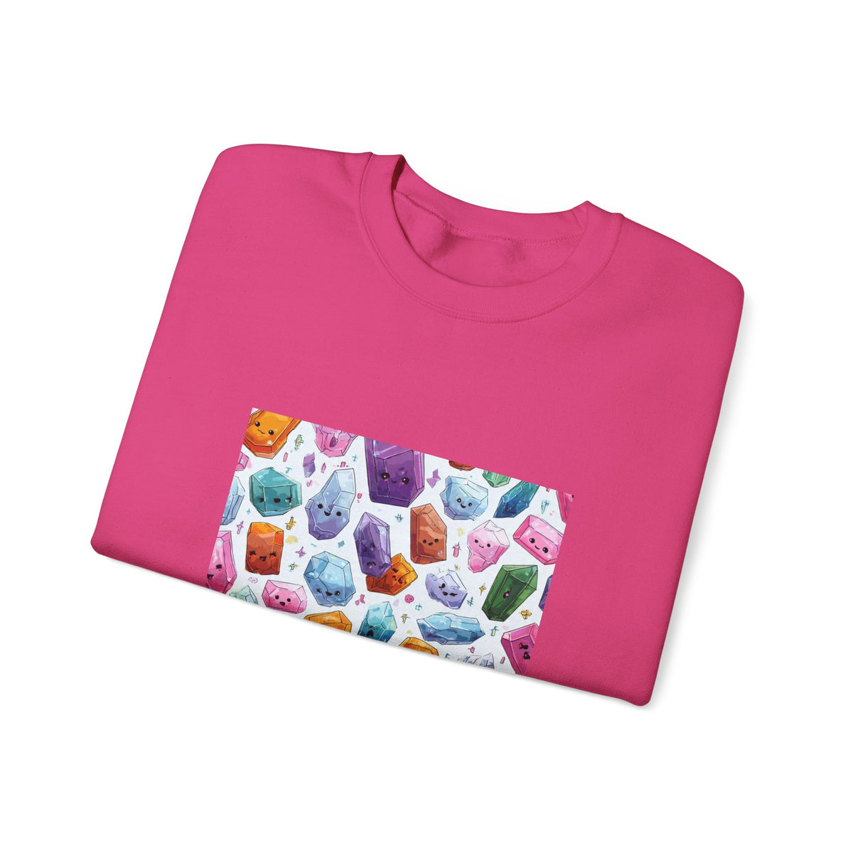 Pastel Crystal Friends Crewneck | Blues, Purples & Pinks