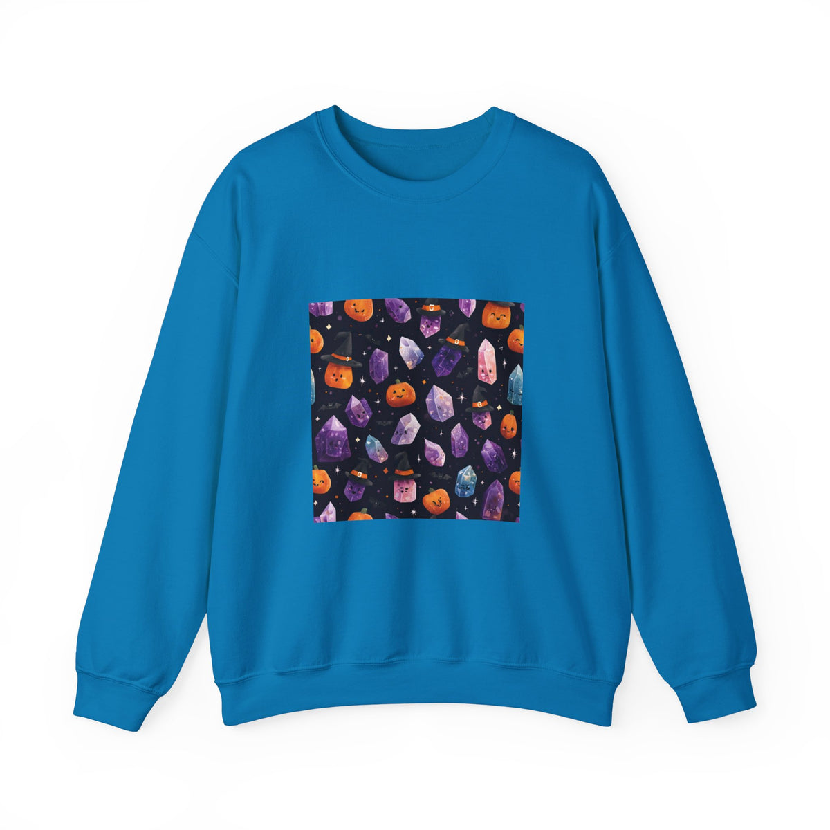 Halloween Crystal Party Crewneck | Blues, Purples & Pinks