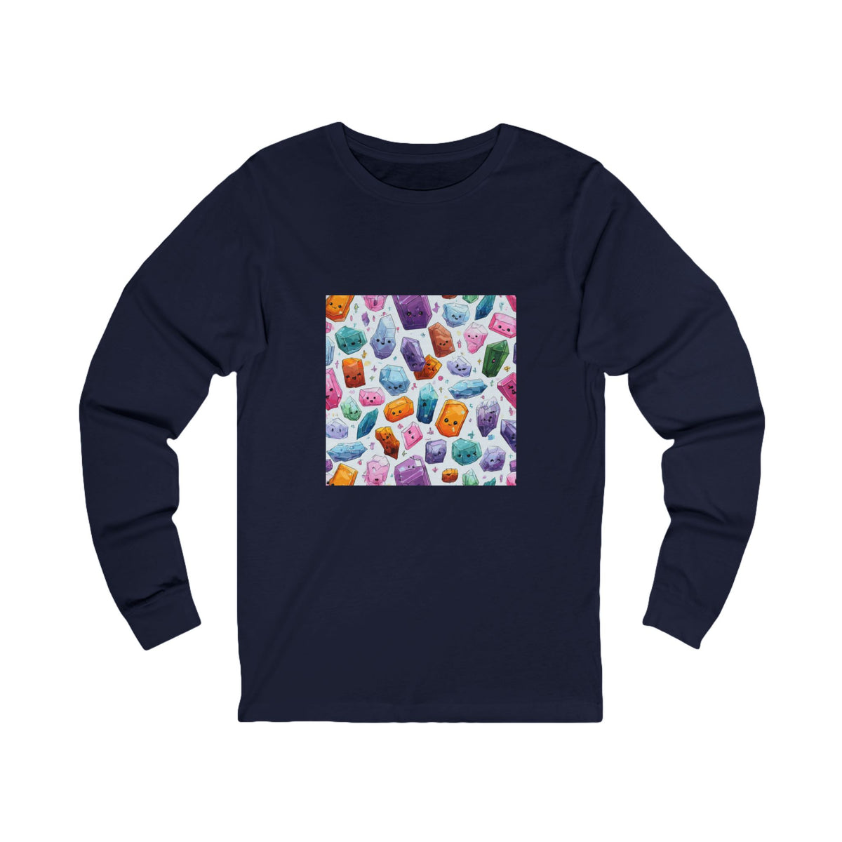 Pastel Crystal Friends Long Sleeve T-Shirt