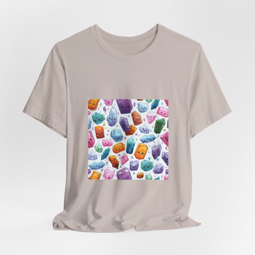 Pastel Crystal Friends T-Shirt | Light Neutrals