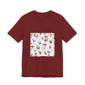 Pastel Christmas Crystal Friends T-Shirt | Earthy Reds & Browns