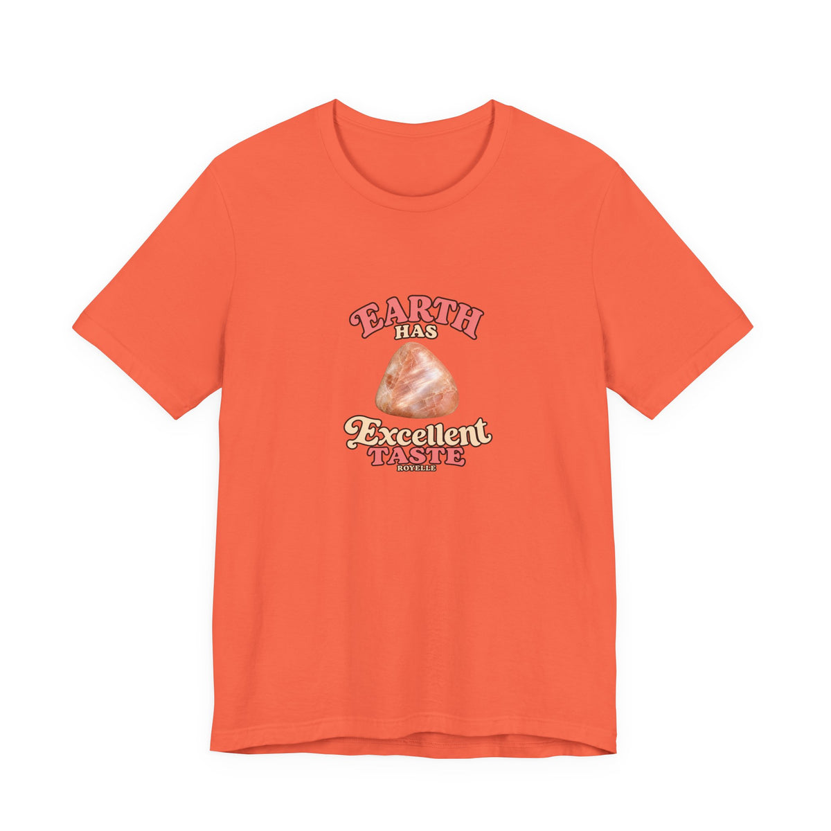 Earth Has Excellent Taste — Peach Moonstone Tee | Pinks & Orchid