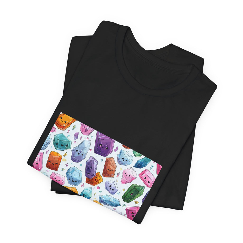 Pastel Crystal Friends T-Shirt | Dark Neutrals & Reds