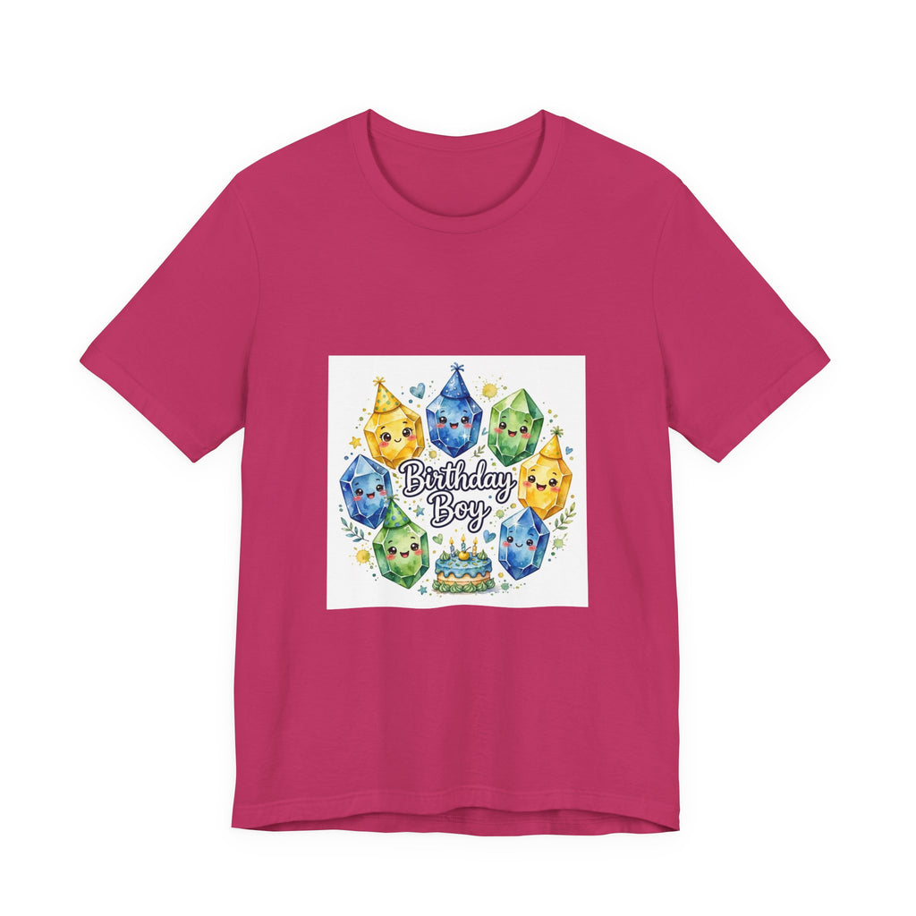 Birthday Boy Crystal Party T-Shirt | Pinks & Orchid