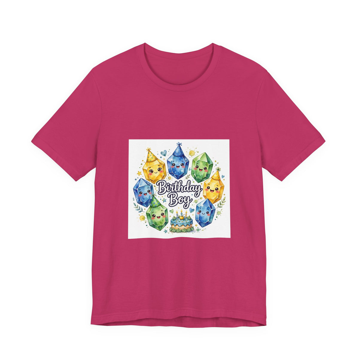Birthday Boy Crystal Party T-Shirt | Pinks & Orchid