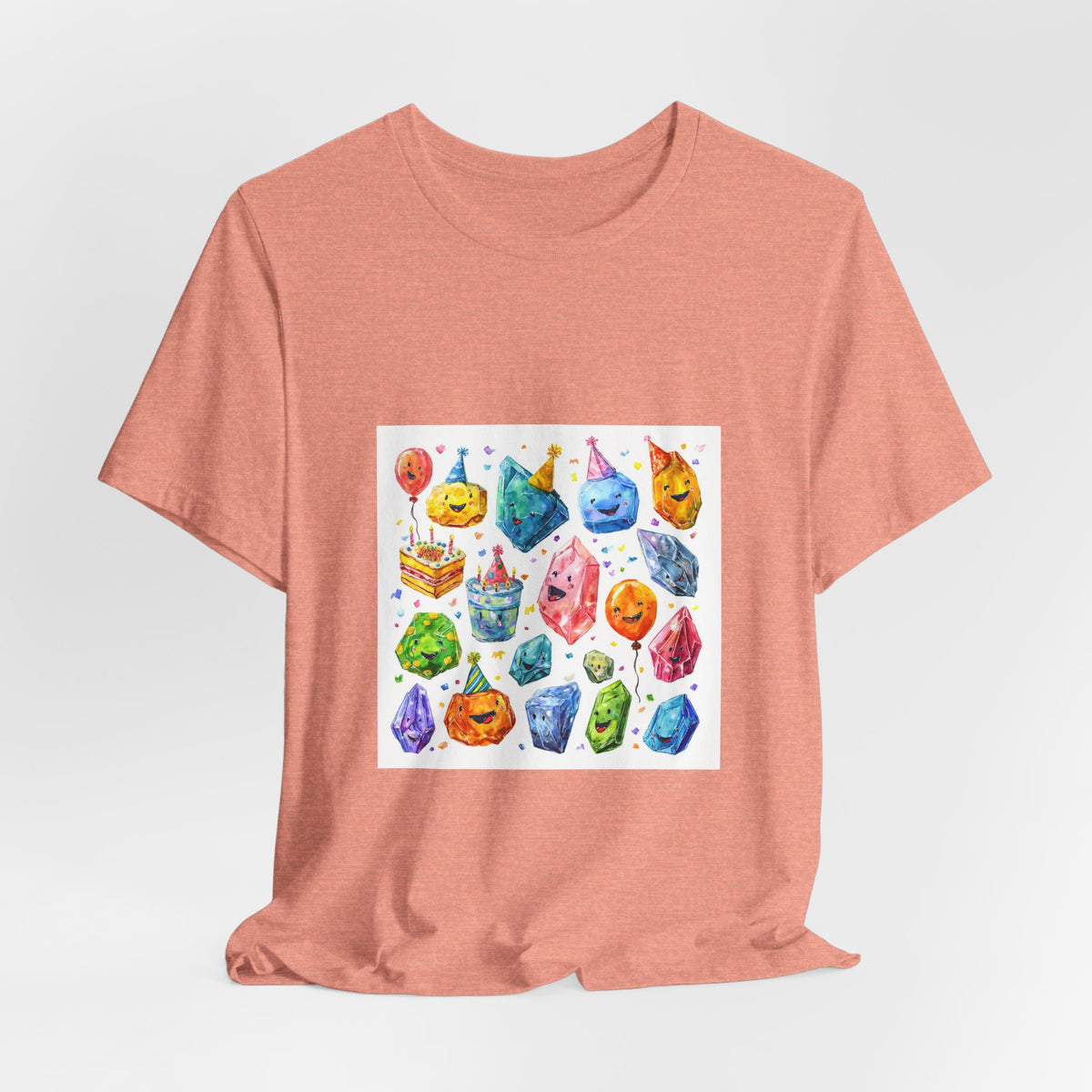 Copy of Earth Has Excellent Taste — Peach Moonstone Tee | Pinks & Orchid