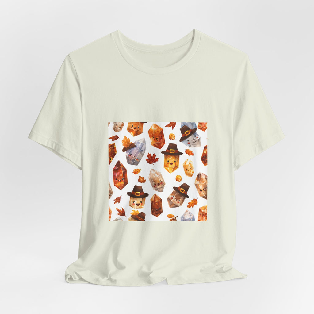 Thanksgiving Crystal Harvest T-Shirt | Golds, Mints & Teal
