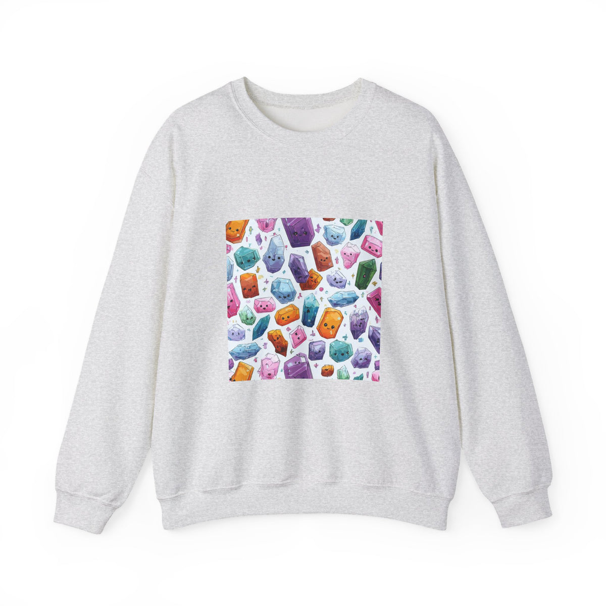 Pastel Crystal Friends Crewneck | Neutrals & Reds