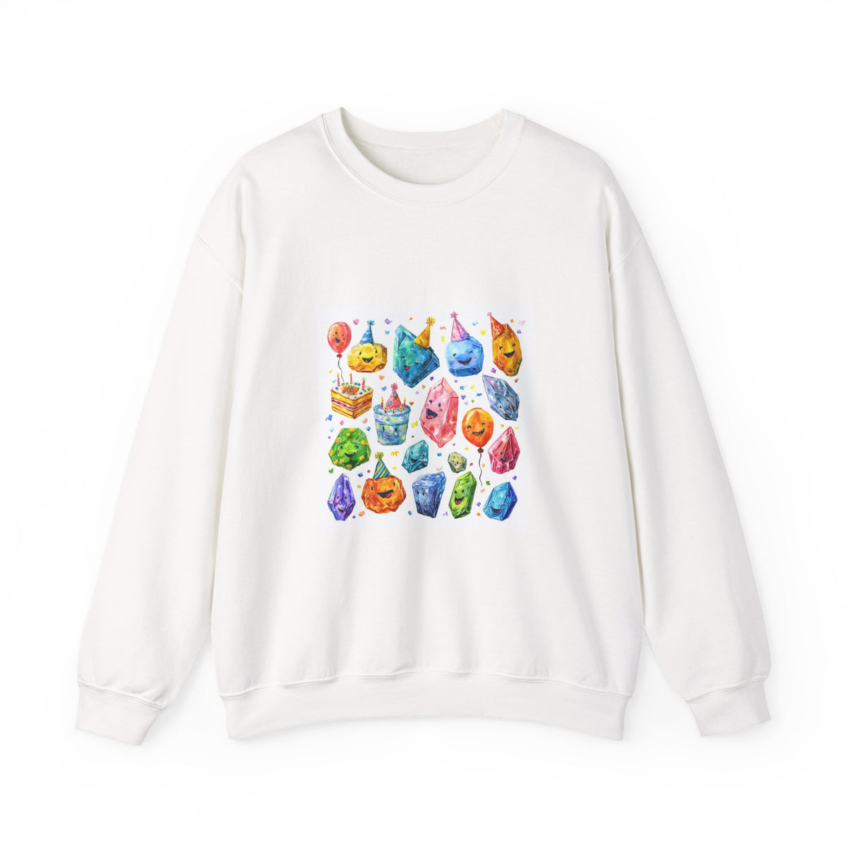 Crystal Birthday Party Crewneck | Neutrals & Reds