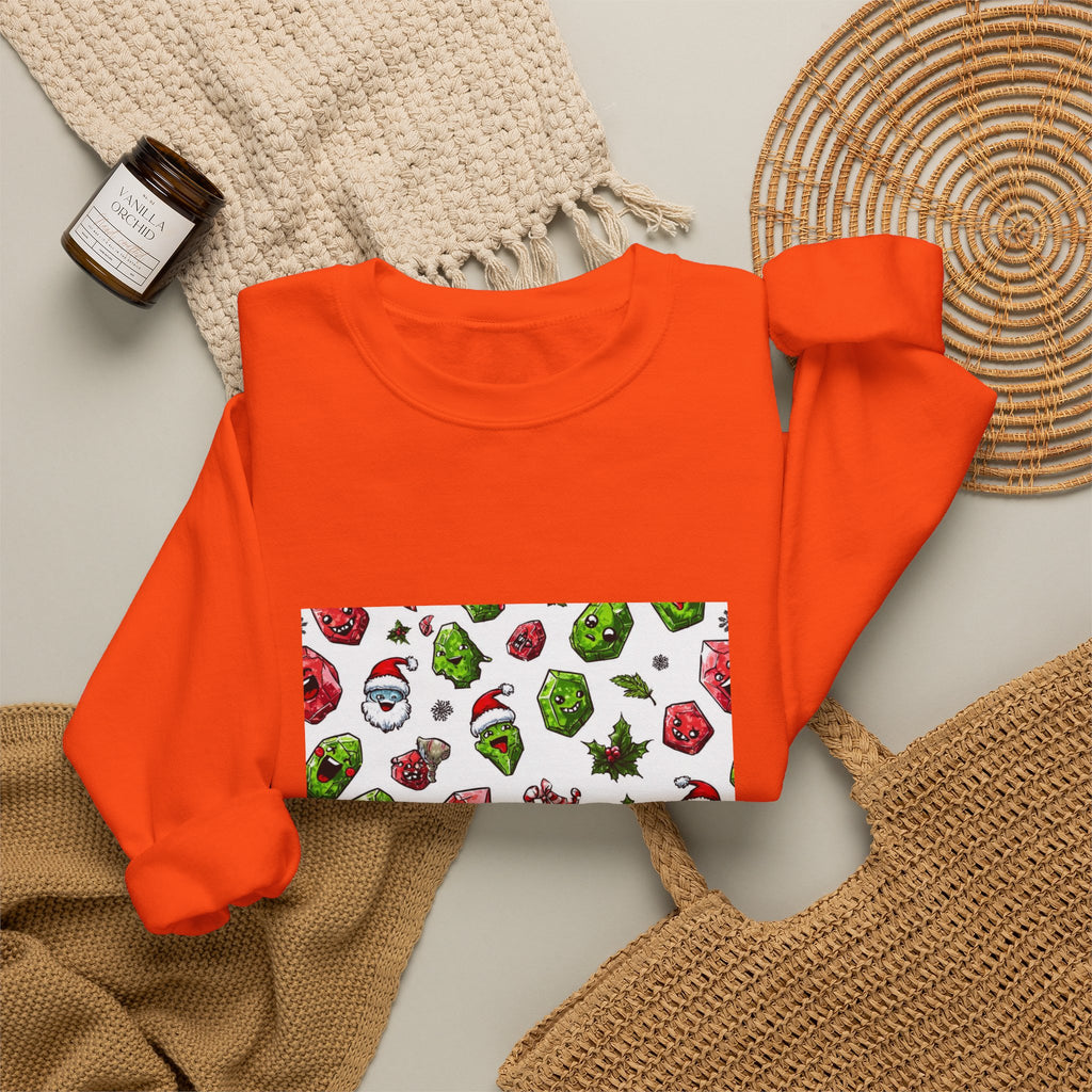 Christmas Crystal Cheer Crewneck | Earth Tones & Brights