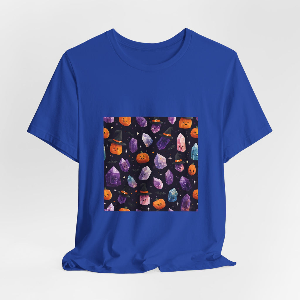 Halloween Crystal Party T-Shirt | Royal, Navy & Purple
