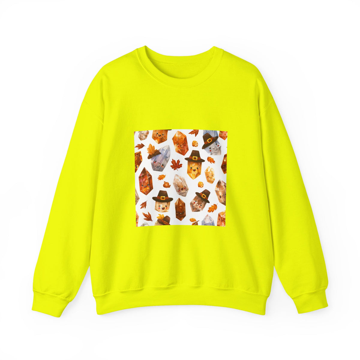 Thanksgiving Crystal Harvest Crewneck | Earth Tones & Brights