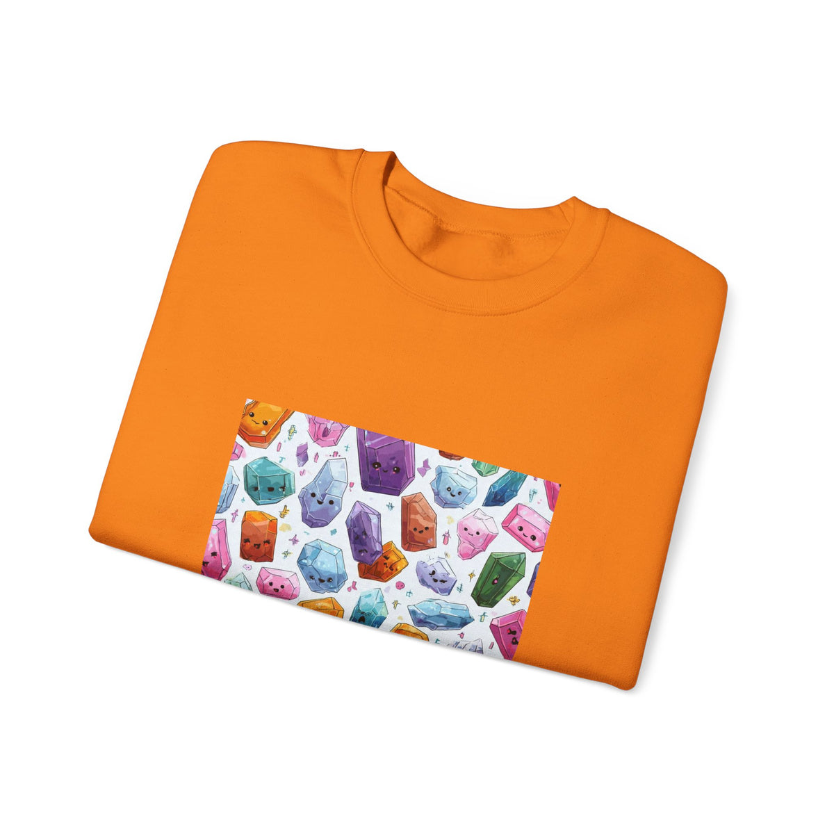 Pastel Crystal Friends Crewneck | Earth Tones & Brights