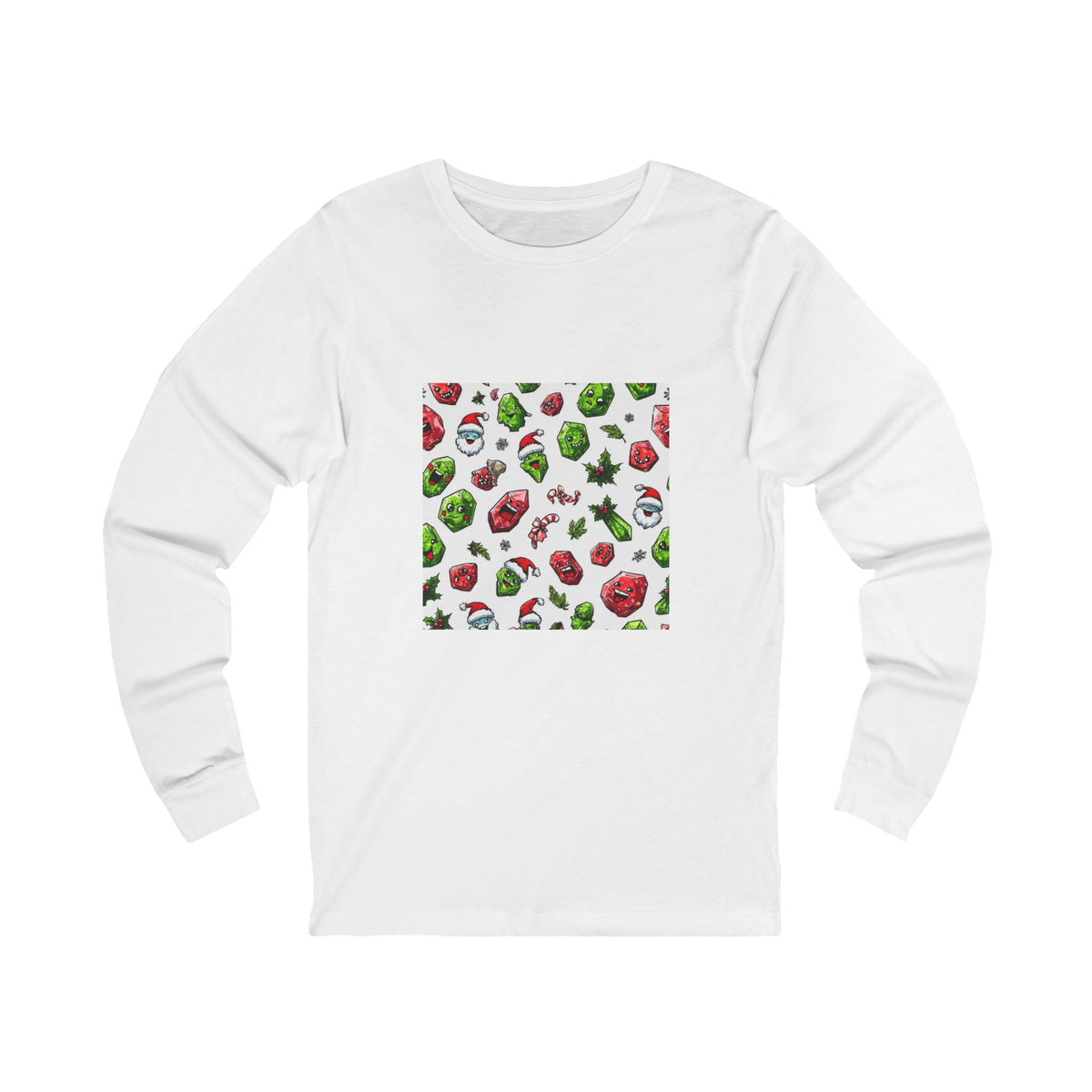 Christmas Crystal Cheer Long Sleeve T-Shirt