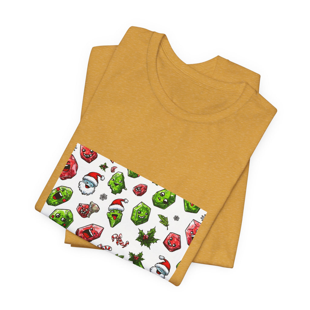 Christmas Crystal Cheer T-Shirt | Golds, Mints & Teal