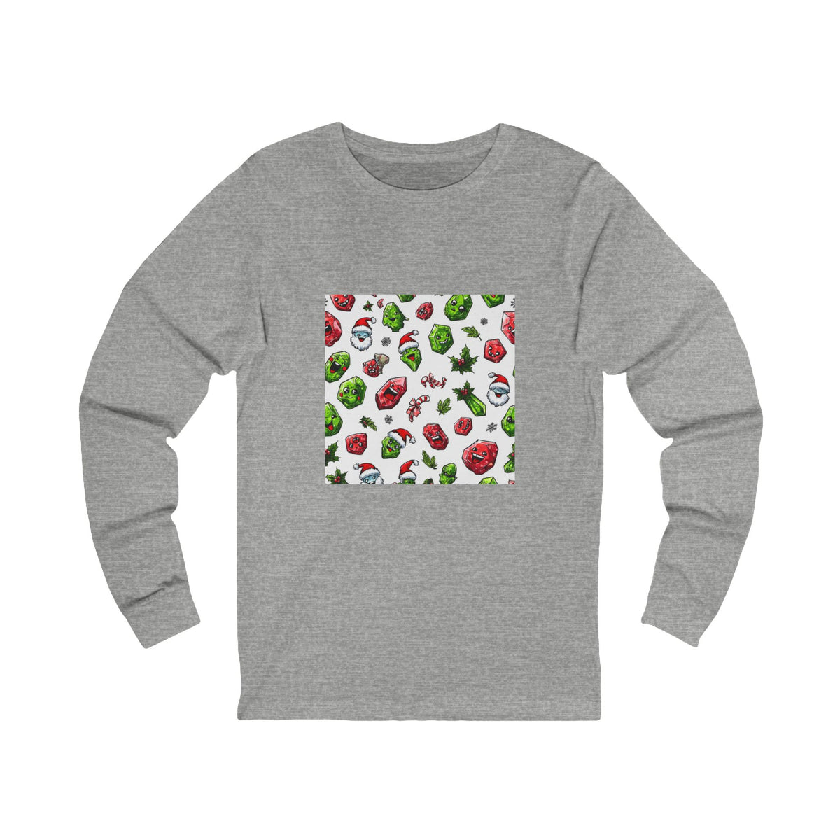 Christmas Crystal Cheer Long Sleeve T-Shirt