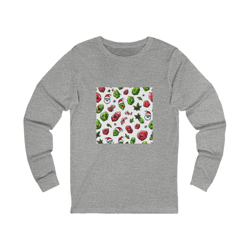 Christmas Crystal Cheer Long Sleeve T-Shirt