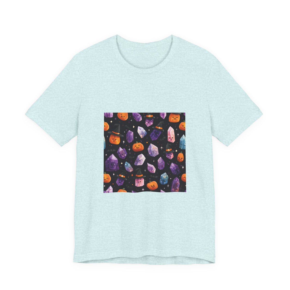 Halloween Crystal Party T-Shirt | Soft Blues