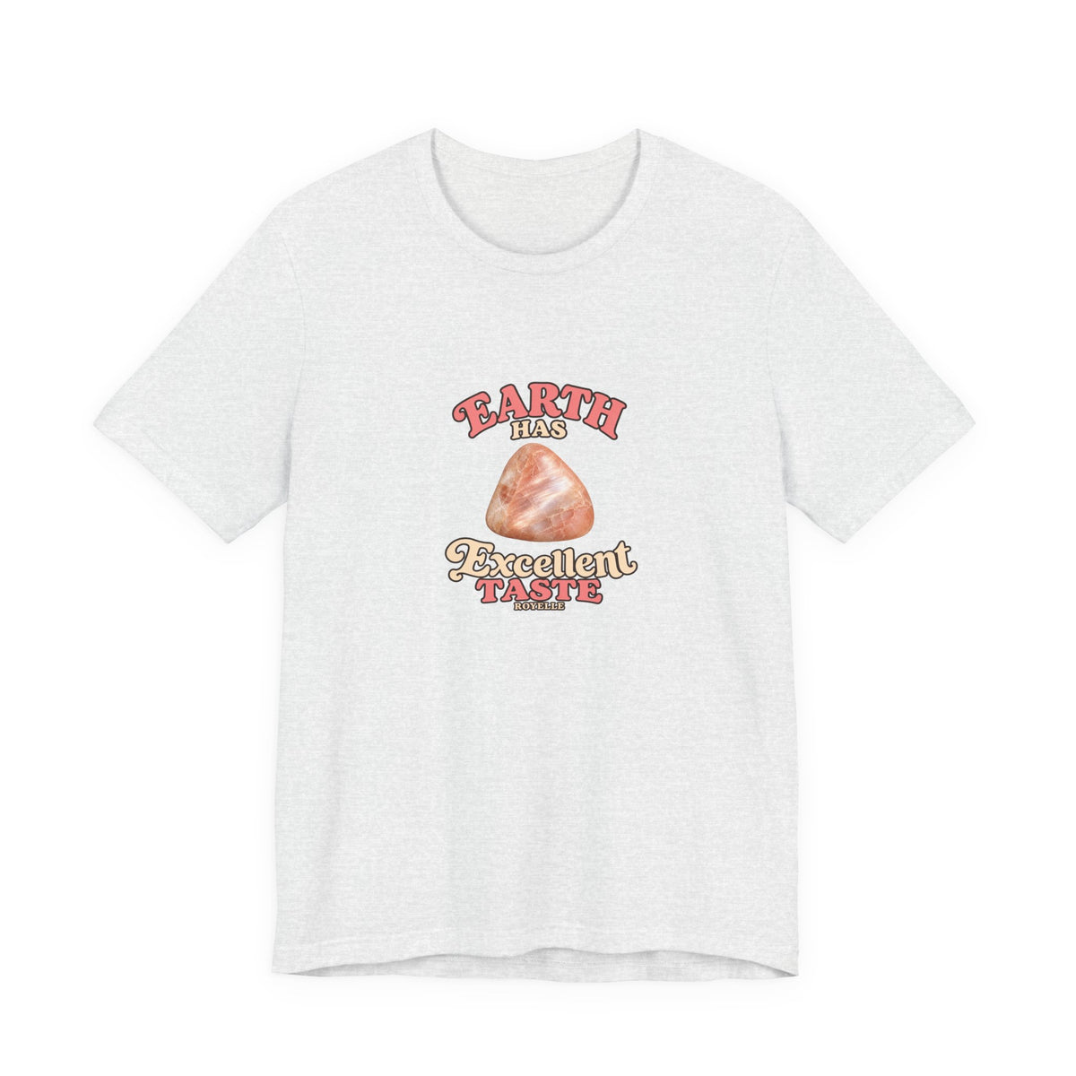 Earth Has Excellent Taste — Peach Moonstone Tee | Light Neutrals