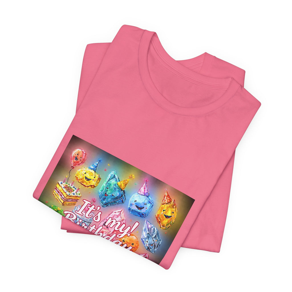 It's My Birthday Crystal Party T-Shirt | Pinks & Orchid