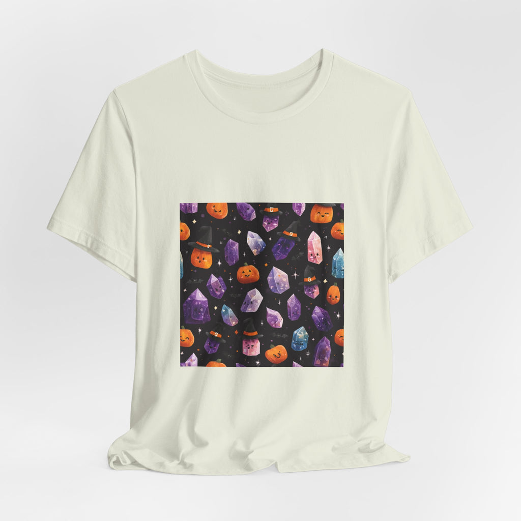 Halloween Crystal Party T-Shirt | Golds, Mints & Teal