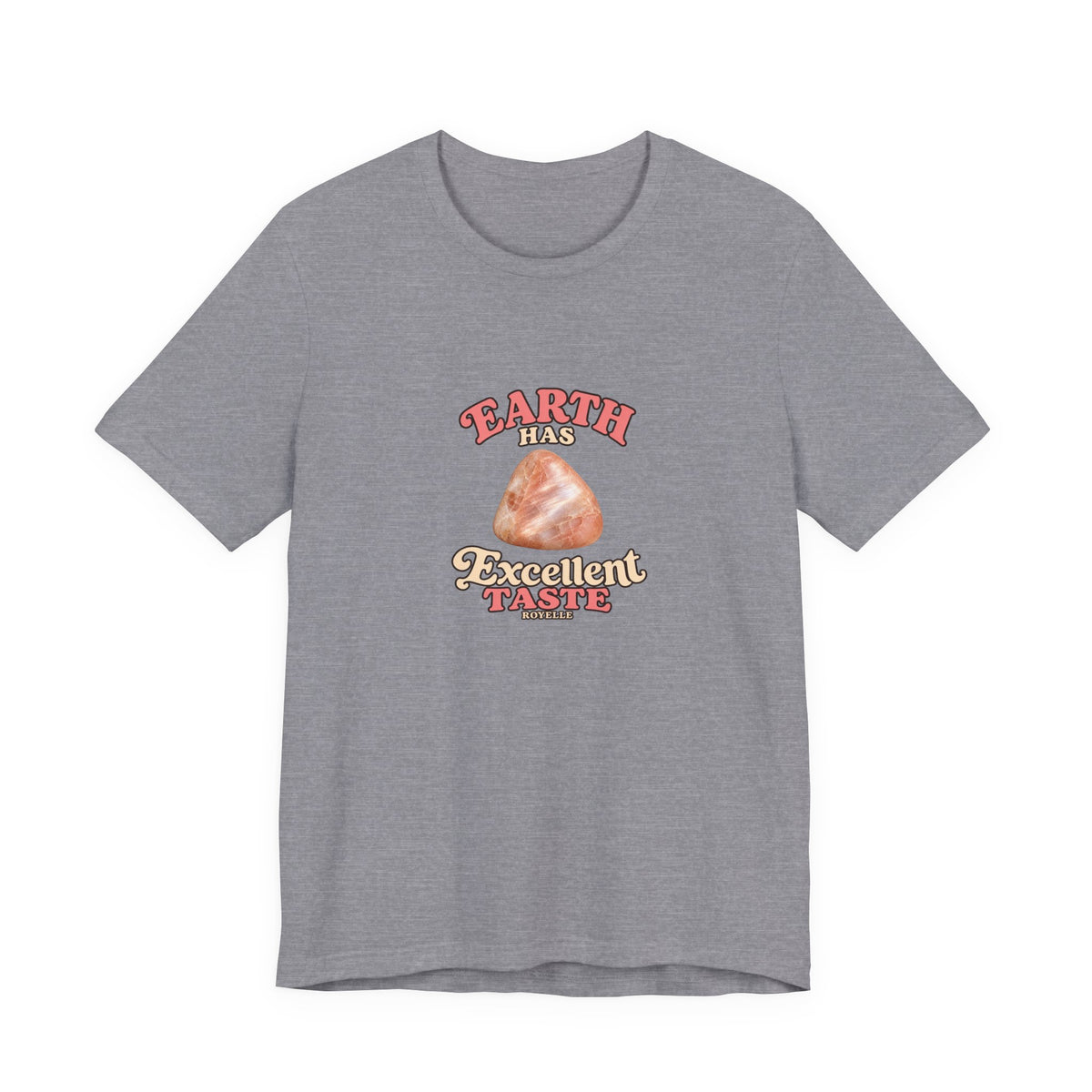 Earth Has Excellent Taste — Peach Moonstone Tee | Light Neutrals