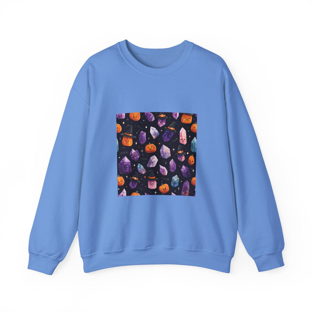 Halloween Crystal Party Crewneck | Blues, Purples & Pinks