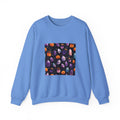 Halloween Crystal Party Crewneck | Blues, Purples & Pinks