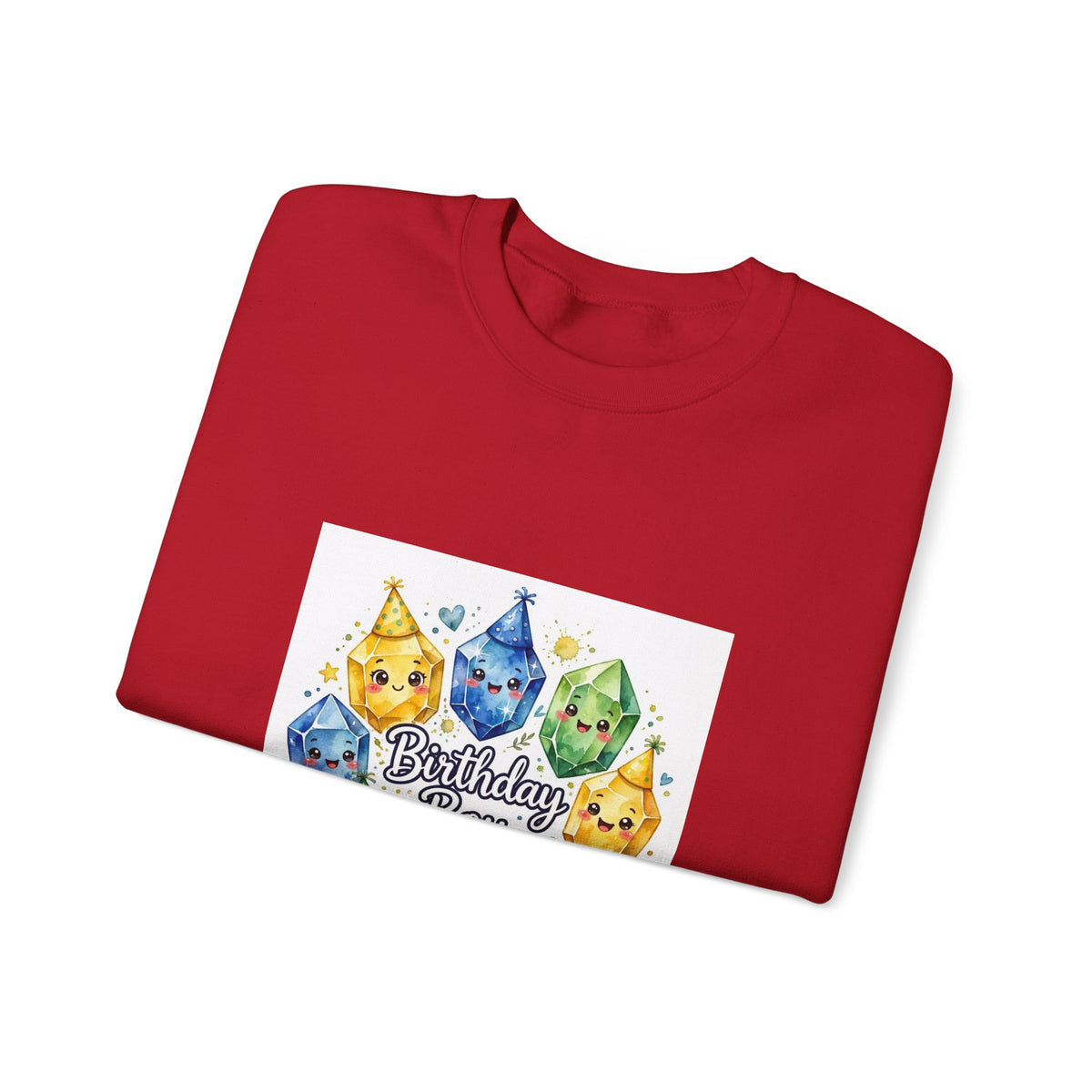 Birthday Boy Crystal Party Crewneck | Neutrals & Reds