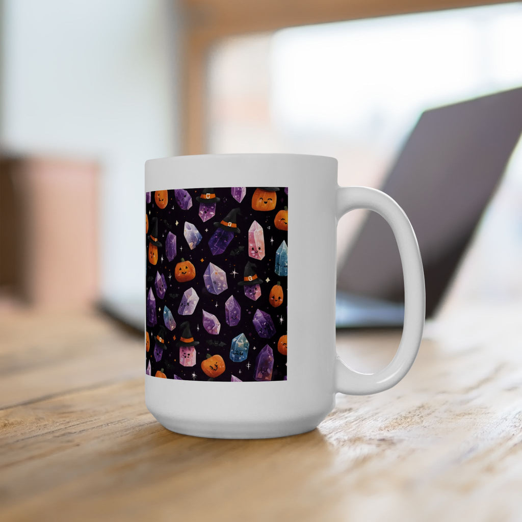 Halloween Crystal Party White Mug
