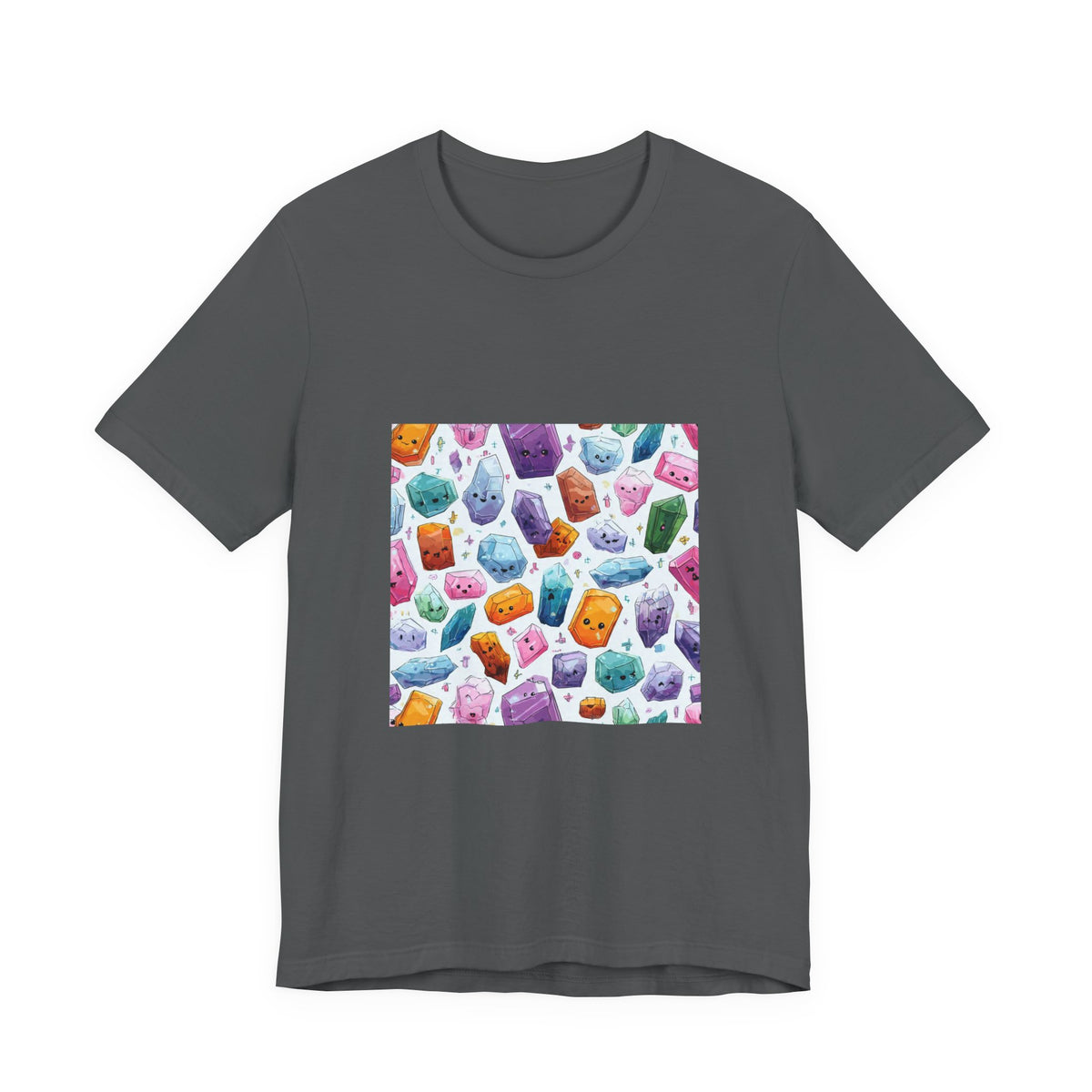 Pastel Crystal Friends T-Shirt | Dark Neutrals & Reds