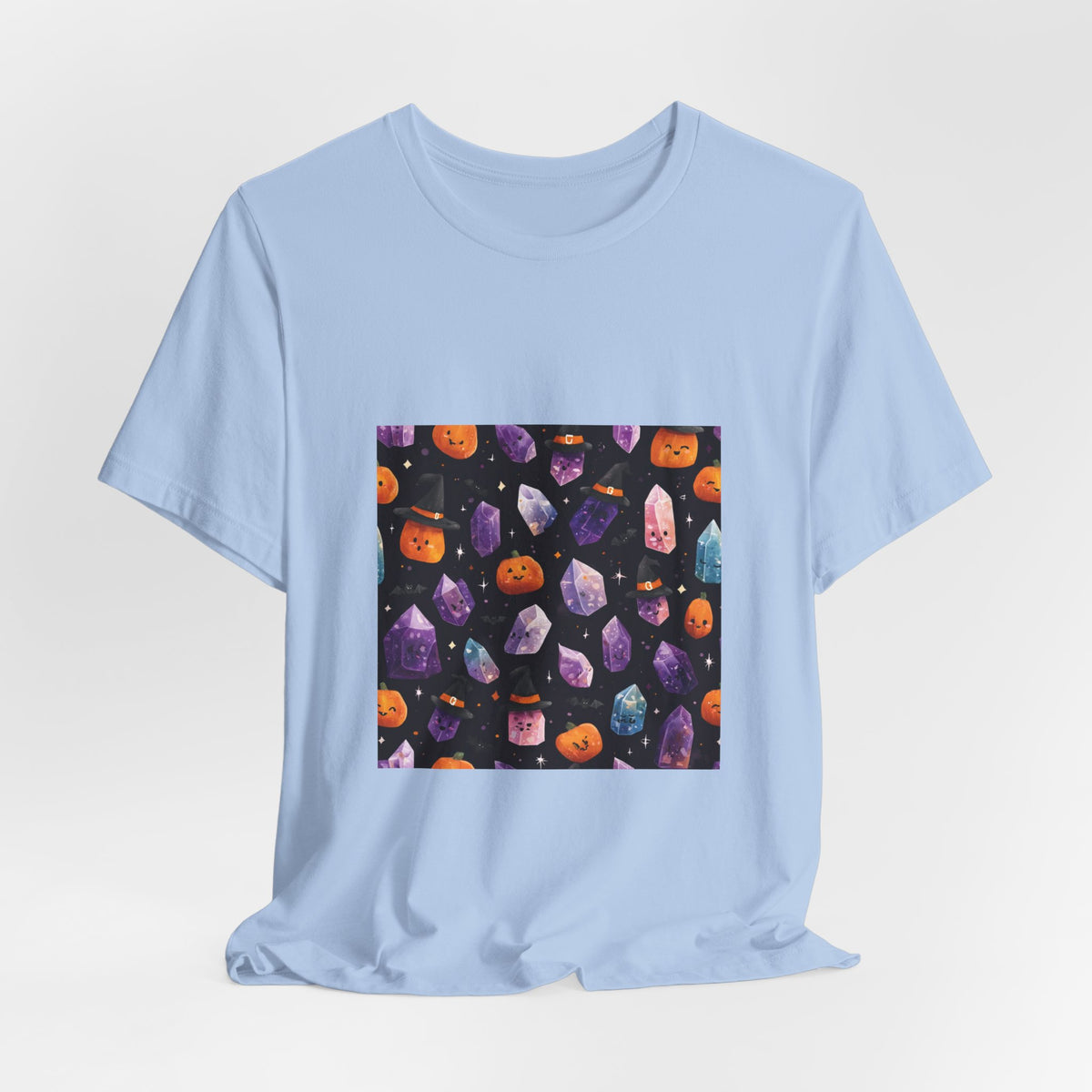 Halloween Crystal Party T-Shirt | Soft Blues