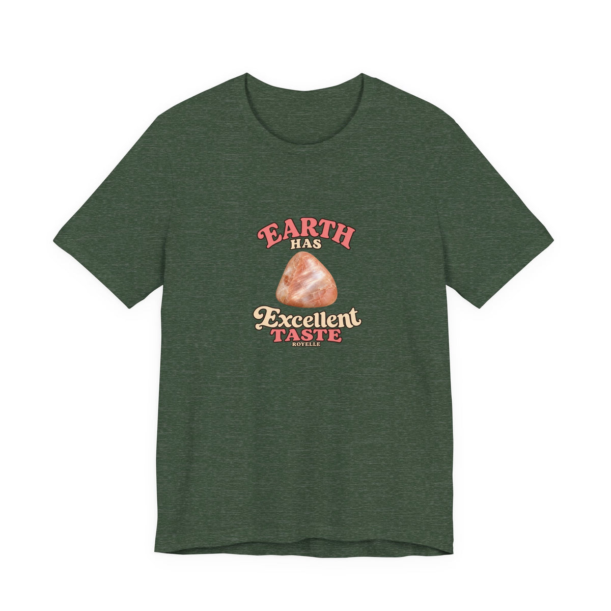 Earth Has Excellent Taste — Peach Moonstone Tee | Forest & Ocean