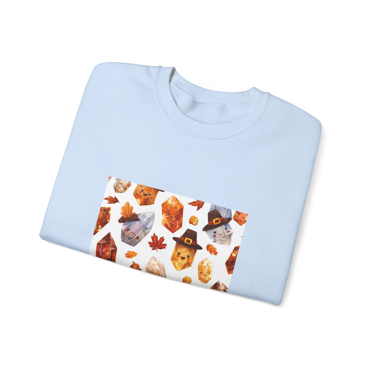 Thanksgiving Crystal Harvest Crewneck | Blues, Purples & Pinks