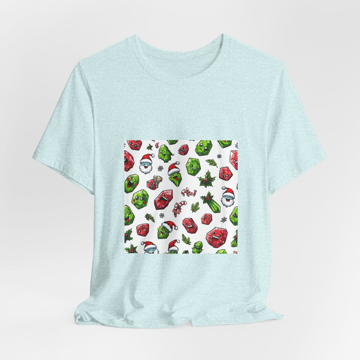 Christmas Crystal Cheer T-Shirt | Soft Blues