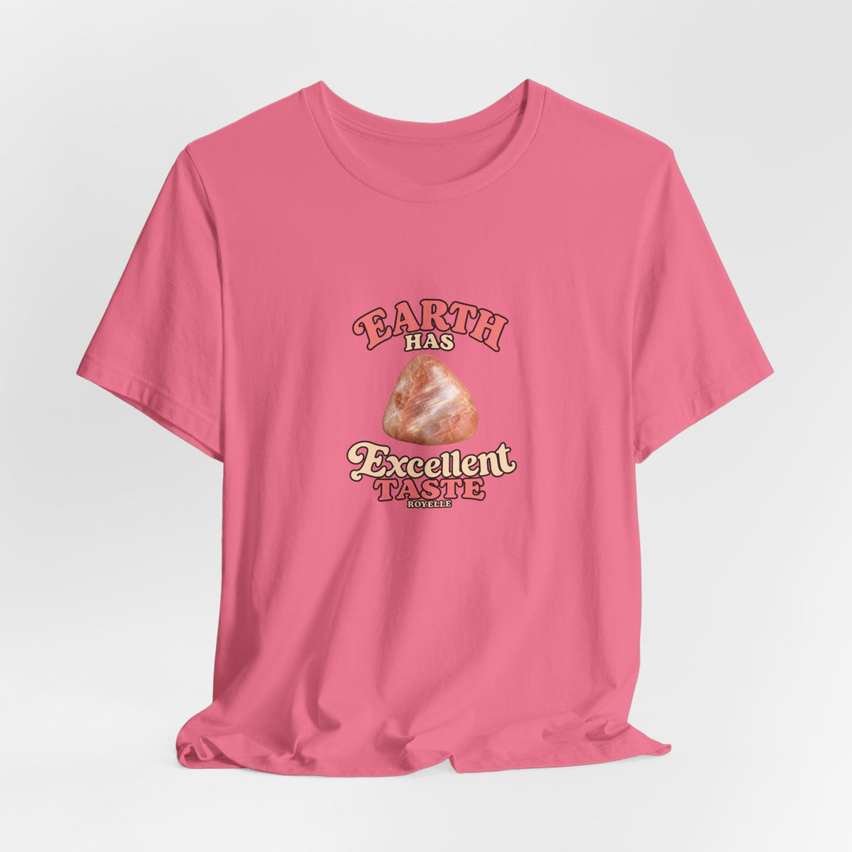 Earth Has Excellent Taste — Peach Moonstone Tee | Pinks & Orchid
