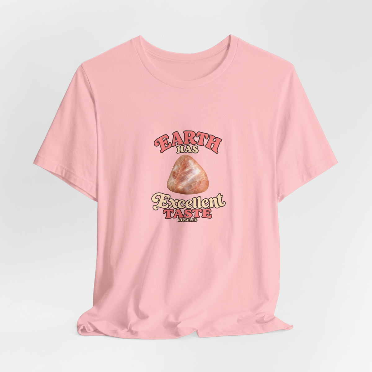 Earth Has Excellent Taste — Peach Moonstone Tee | Pinks & Orchid