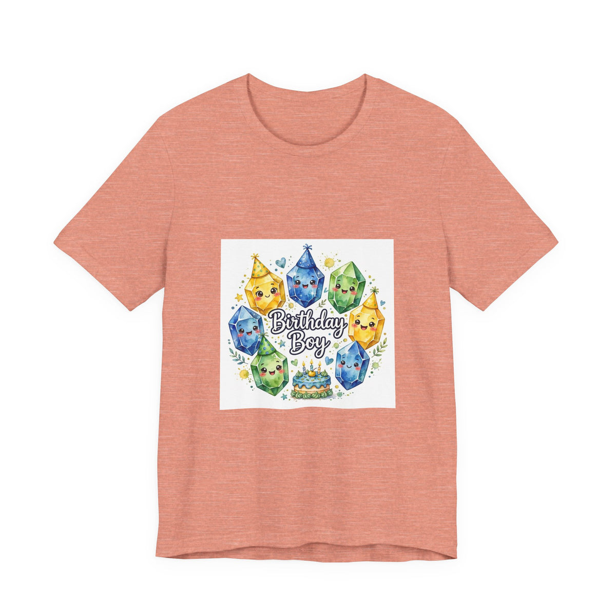 Birthday Boy Crystal Party T-Shirt | Pinks & Orchid